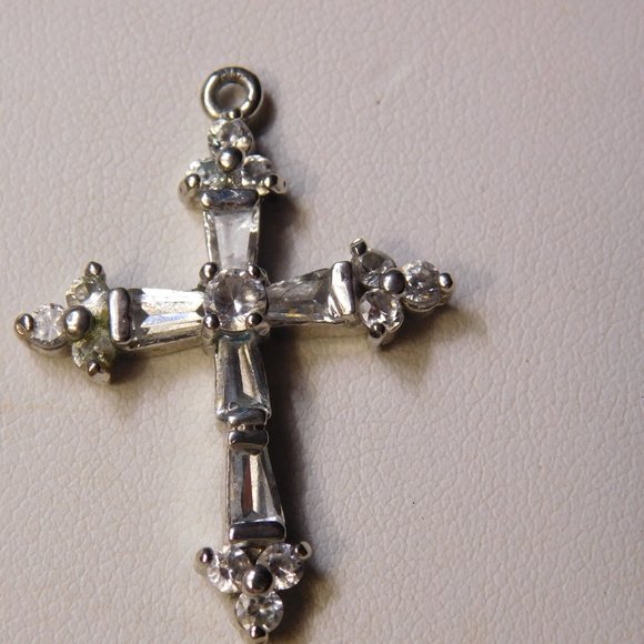 Crucifix Cross Pendants Lot of Two Vintage - Picture 2 of 5